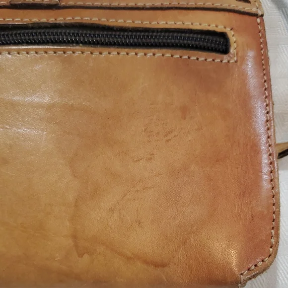 Patricia Nash Tori  Brown Lattice Crossbody Bag - Picture 6 of 14